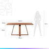 Juego de Comedor Decocasa Avena 6 Sillas Beige