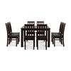 Juego de Comedor CIC Ñuble Chocolate 8 Sillas