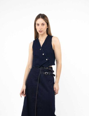 Imagen 1 del producto Blazer Gillette Denim Mujer Zibel Azul