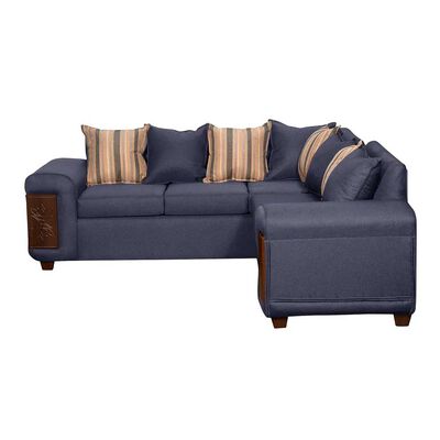 Imagen 2 del producto Sofá Seccional Ruzam Mobel Milano 5 Cuerpos Lino Marengo