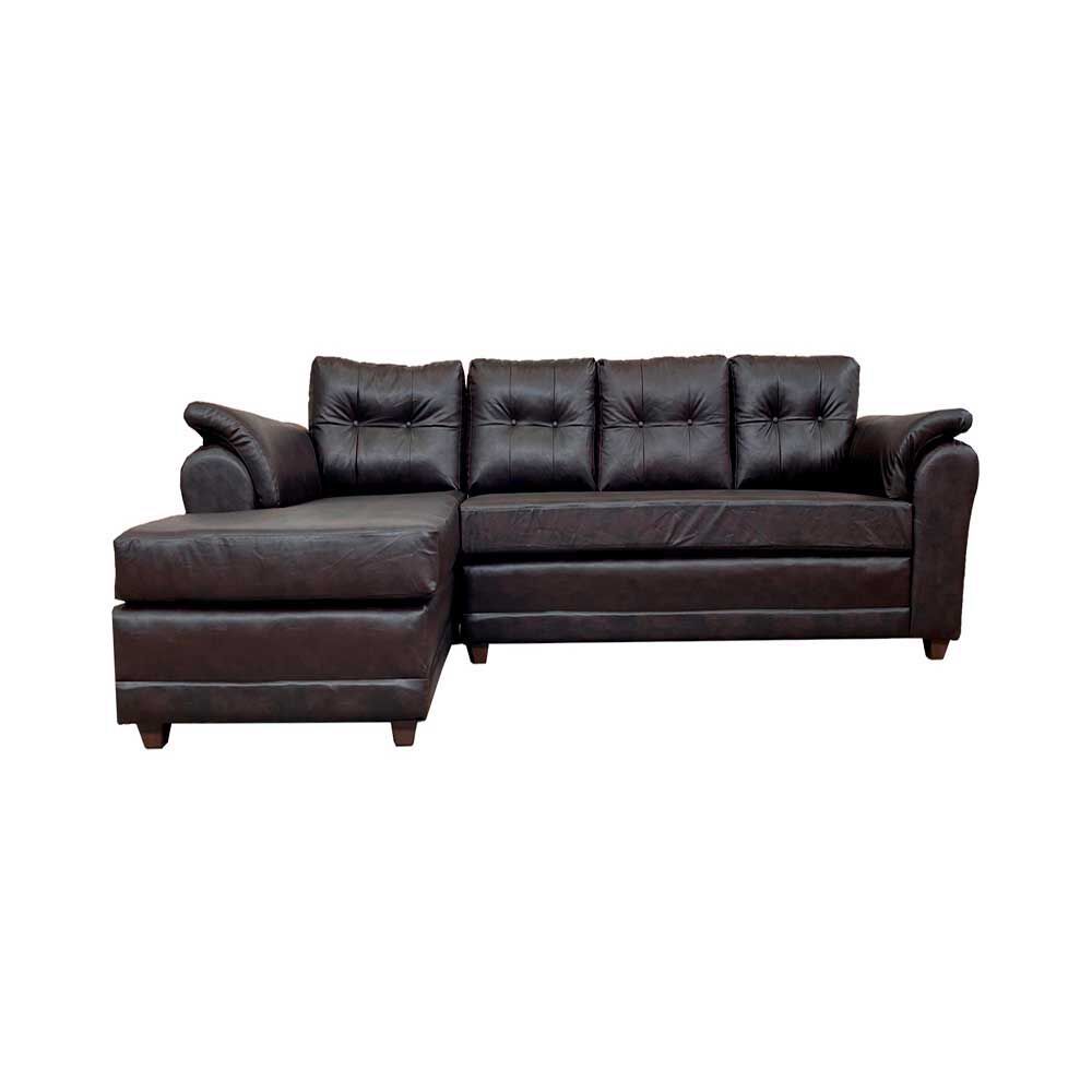 Sofá Seccional Muebles MPR Journey 3 Café