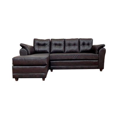 Sofá Seccional Muebles MPR Journey 3 Café