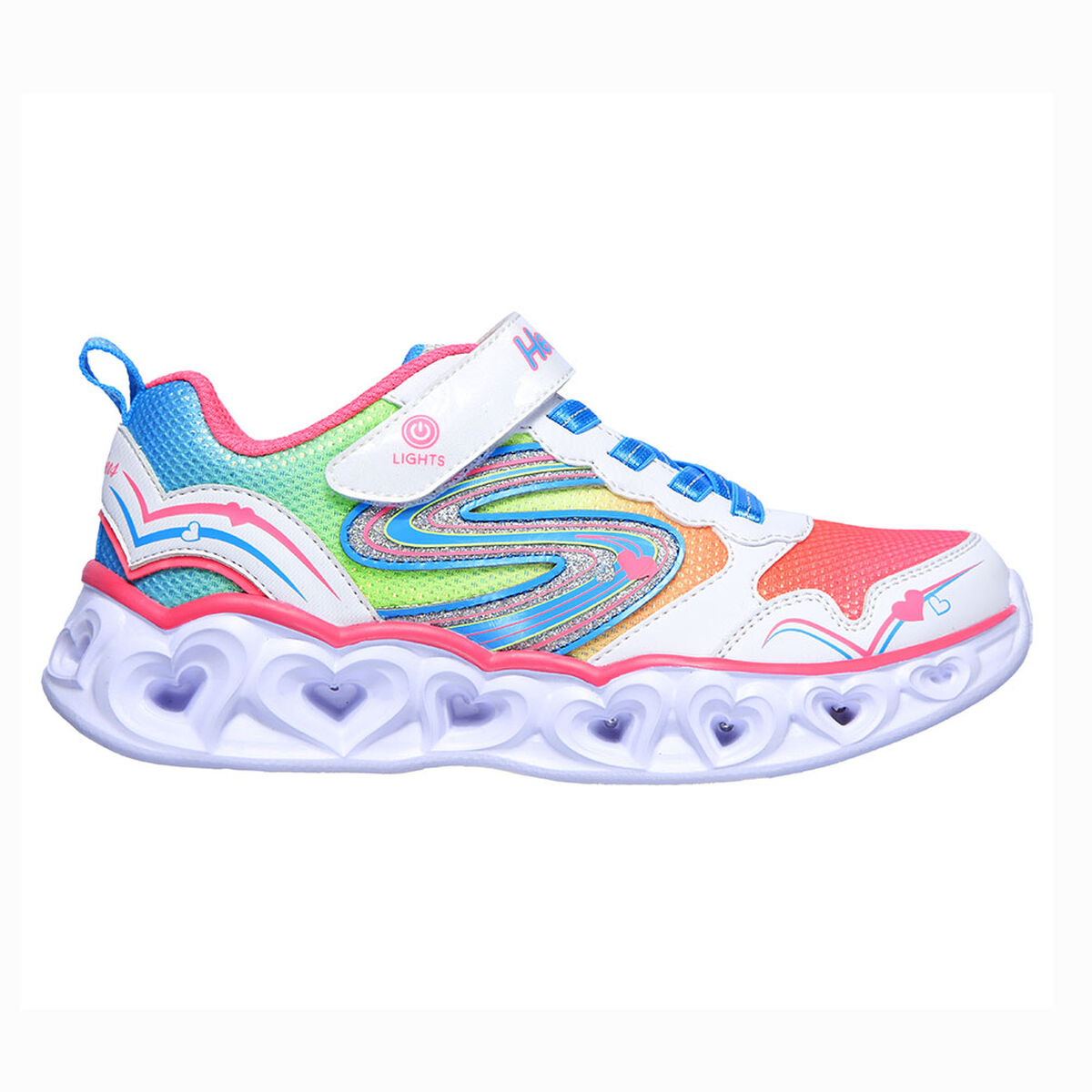 Zapatilla Con Luces Niña Skechers Heart - Love Spark