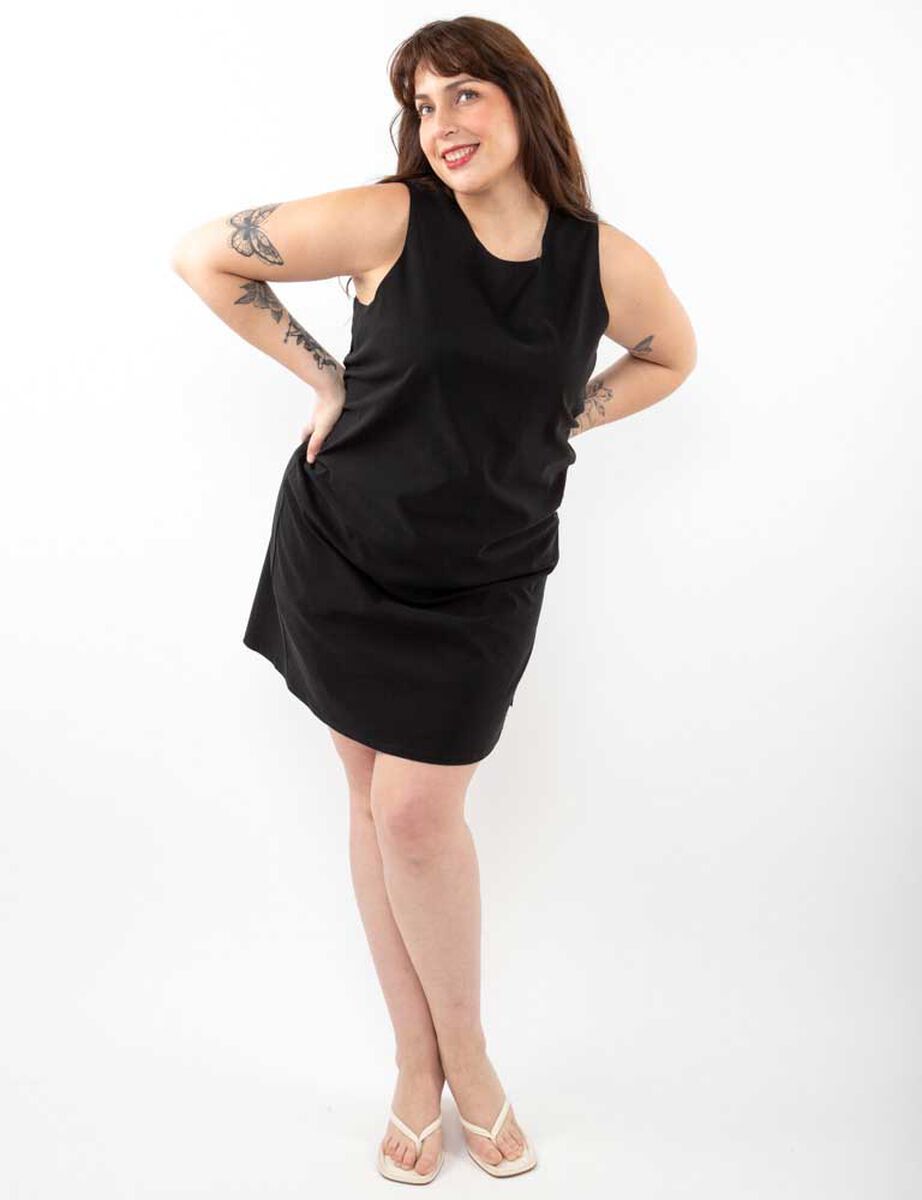 Vestido Corto Sin Mangas Mujer Extralindas