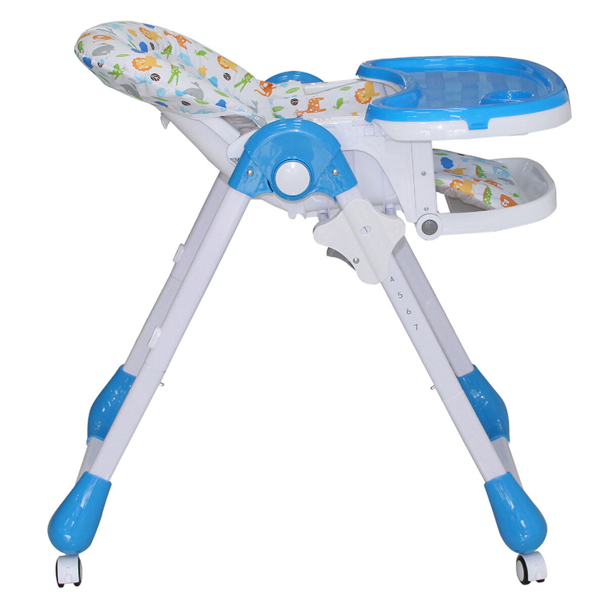 Silla de Comer Plegable Bebeglo RS-7085 Celeste
