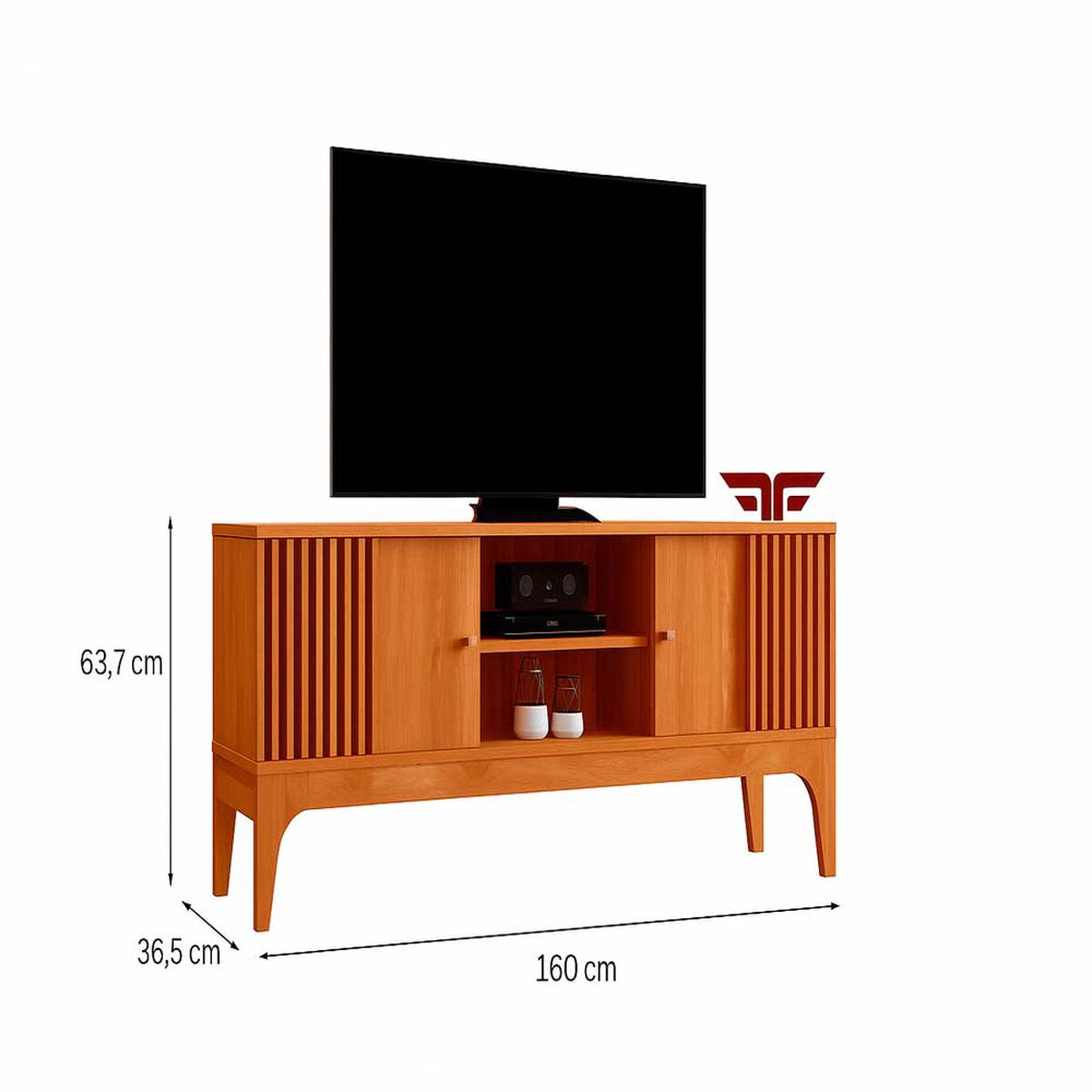Rack TV Exit Florencia 70" Canela