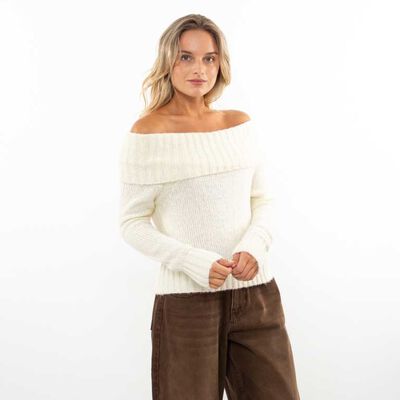Sweater Bardot Mujer Icono