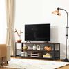 Rack TV Fm Furniture Metalwood Colection Marrón Rústico