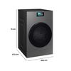 Lavadora Secadora Samsung WD25DB8995BZZS 25/15 kg. Bespoke AI