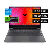 Notebook Gamer HP 15-fa0026la Intel Core i5 16GB 512GB 15.6"" NVIDIA GeForce RTX 3050