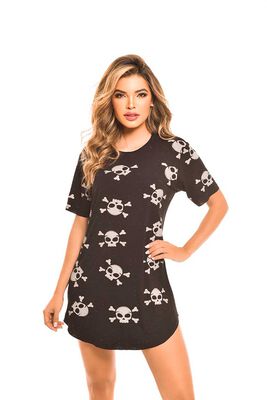 Imagen 1 del producto Polera Oversize Mujer Rock Caviar Negro