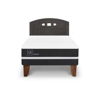 Cama Europea CIC Base Normal 1,5 Plazas Ortopedic + Respaldo Gales