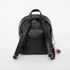 Mochila Ecocuero Negro con Accesorio Mujer Icono