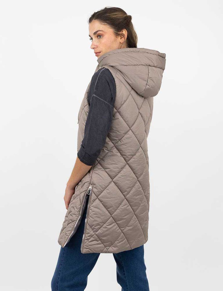 Parka Larga Sin Mangas Mujer Alma
