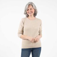 Sweater Mujer Portman Club Beige, Morado, Mostaza, Negro, Verde