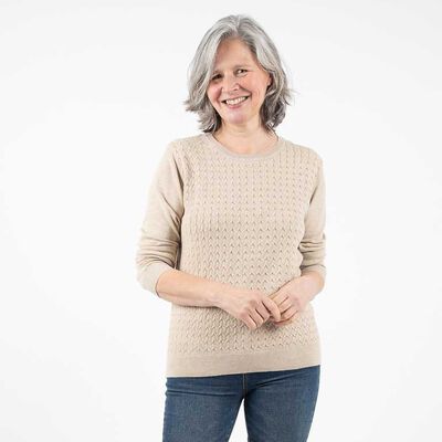 Sweater Mujer Portman Club Beige, Morado, Mostaza, Negro, Verde