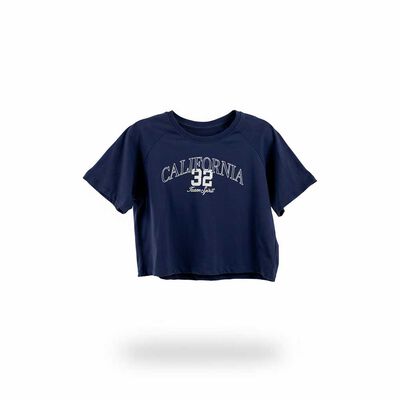 Imagen 2 del producto Polera Manga Corta Niña Mila Azul, Ecru