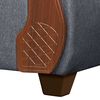 Juego de Living Ruzam Mobel Marsella Sof&aacute; 3 Cuerpos + Dos Sillones 1 Cuerpo Lino Gris