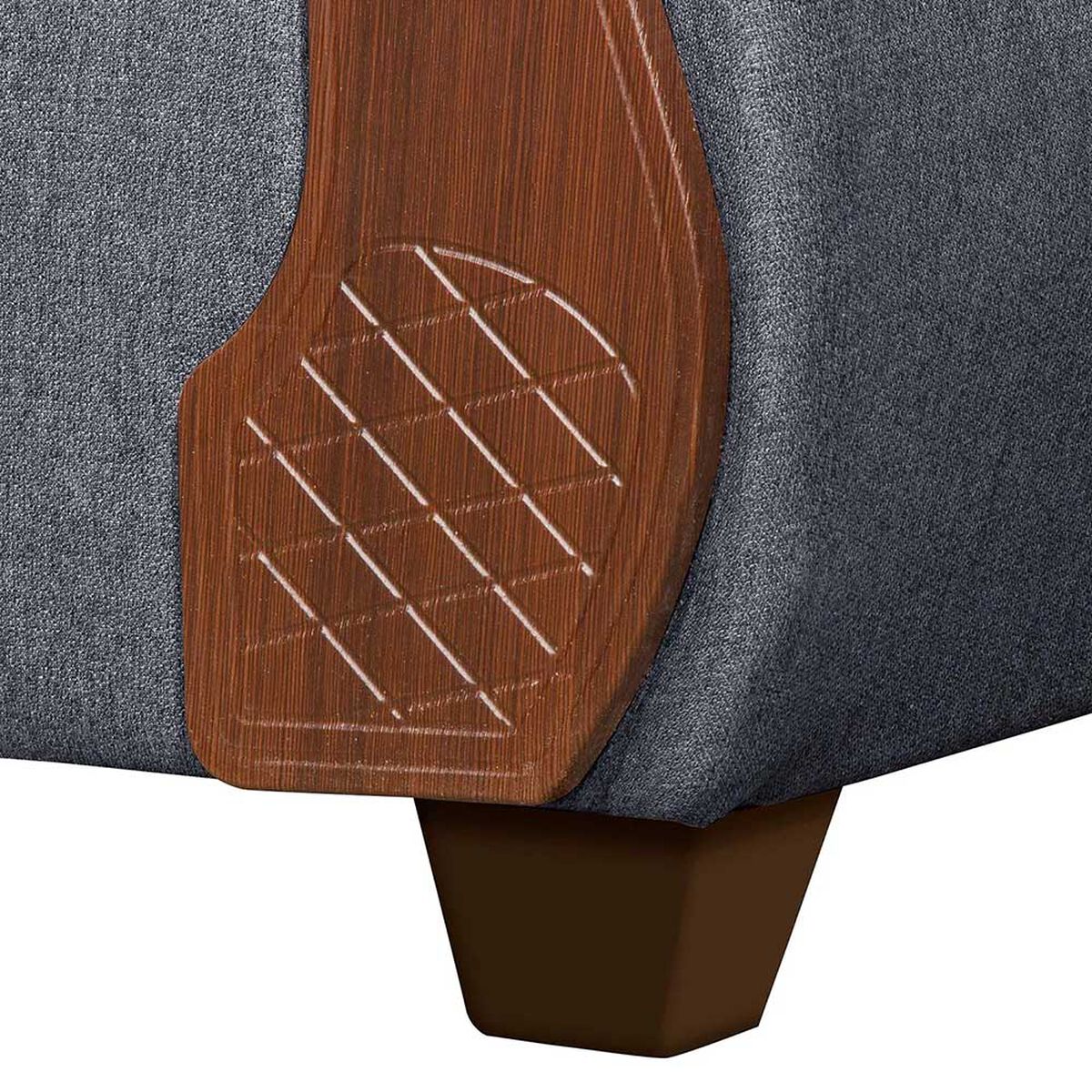 Juego de Living Ruzam Mobel Marsella Sof&aacute; 3 Cuerpos + Dos Sillones 1 Cuerpo Lino Gris