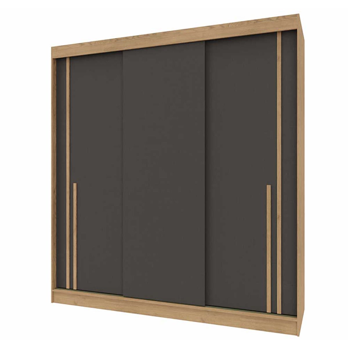 Clóset Vekkahome Lyon 3 Puertas 2 Cajones Café