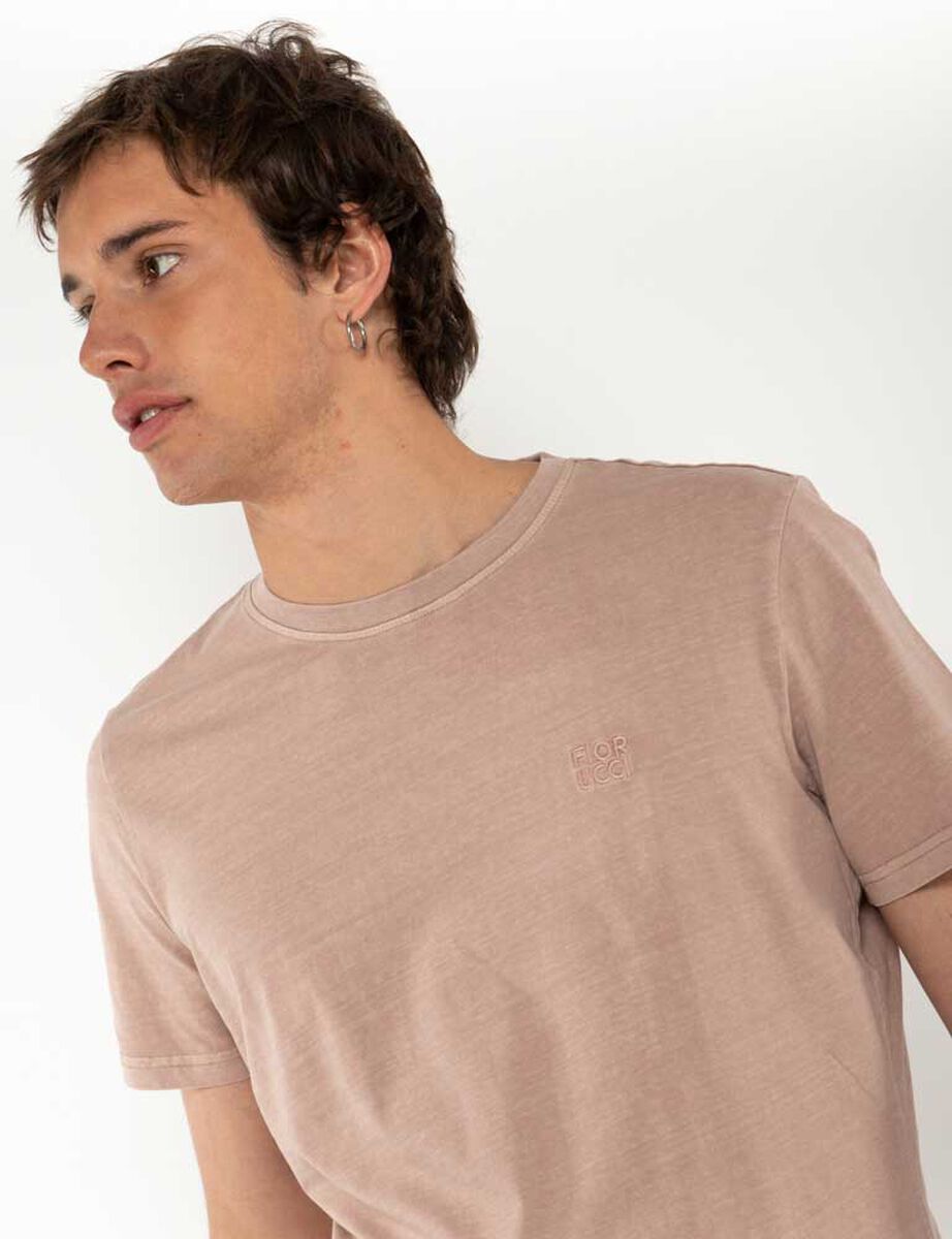 Polera Algodón Manga Corta Hombre Fiorucci