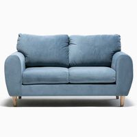 Sofá Kea Lanston 3 Cuerpos Azul Petróleo