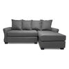 Seccional Derecho Living Factory Montreal 4 Cuerpos Gris