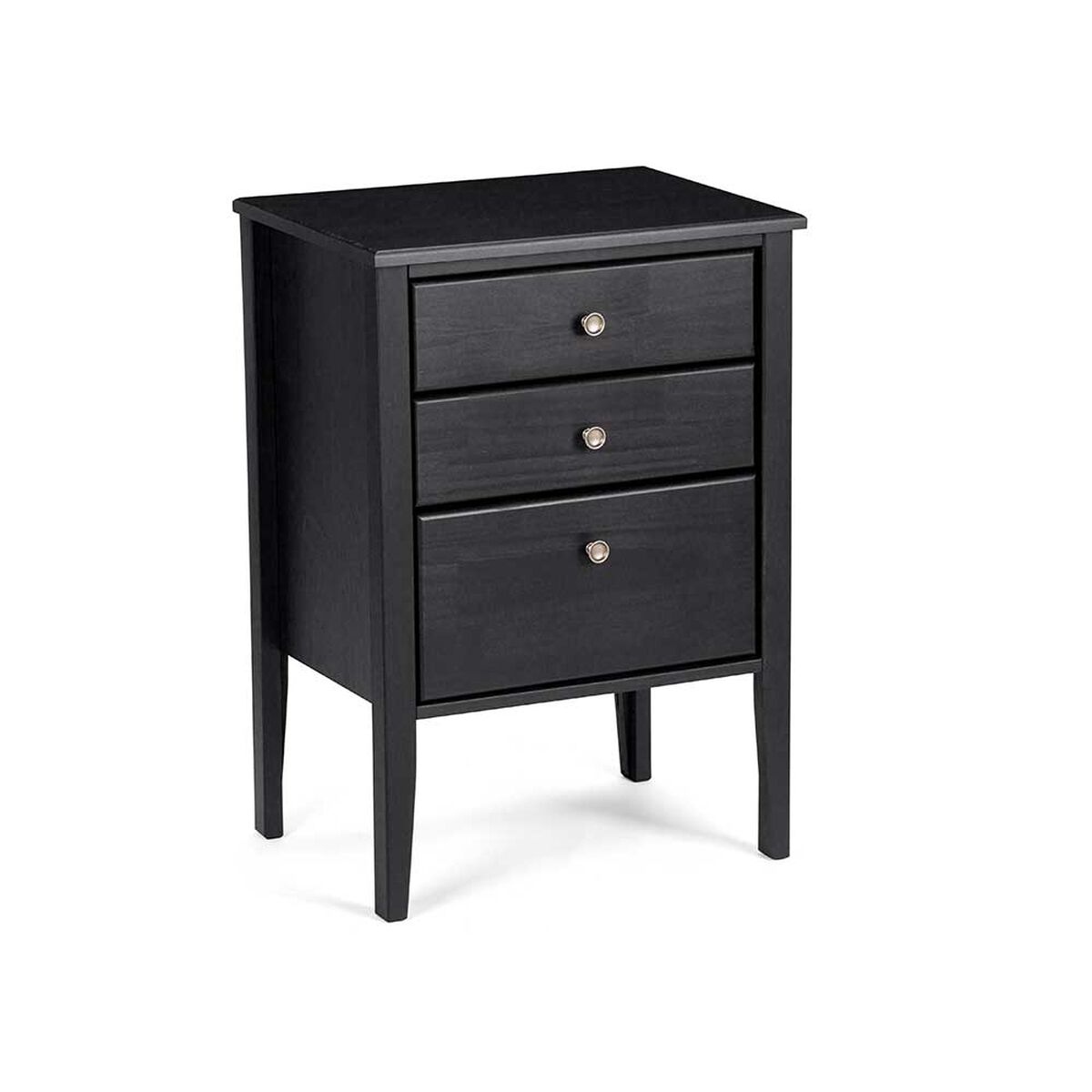 Cama Europea Rosen Base Dividida 2 Plazas Autonomy + Respaldo + 2 Veladores Issey Azul