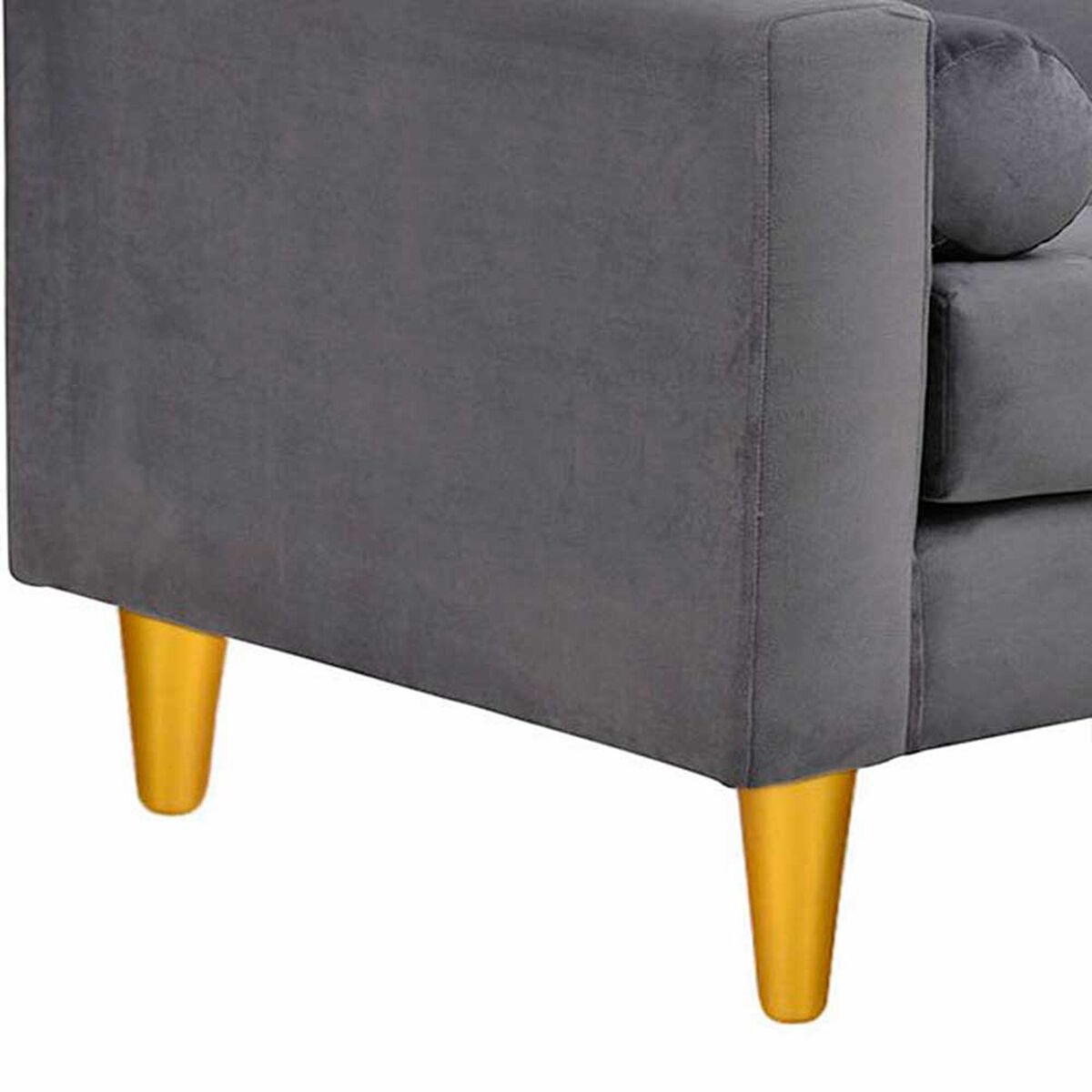 Sof&aacute; Bodevir Retro Felpa 01 3 Cuerpos Gris&nbsp;