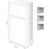 Refrigerador Combi Frío Directo Mademsa Nordik 415 231 lts.