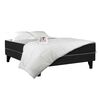 Cama Europea Celta 2 Plazas Atlantis Black + Set Textiles