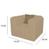 Juego de Living Muebles MYM Leonol Sof&aacute; 3 Cuerpos + Dos Sillones 1 Cuerpo Beige