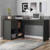 Escritorio Home Mobili Valencia 2 Cajones Negro