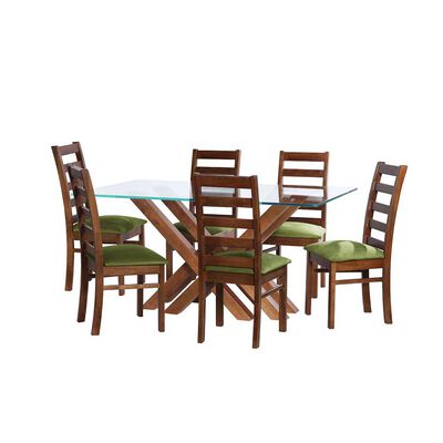 Imagen 1 del producto Juego de Comedor Latam Home Merida 6 Sillas Pistacho