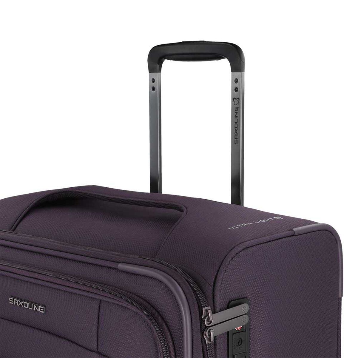 Maleta Saxoline Airshock 4SX Púrpura 107 lt L