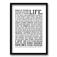 Cuadro Decorativo Retela Life 50 x 35 cm