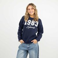 Polerón Mujer Icono Navy
