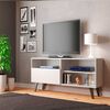 Rack TV Altavision Detroit Bco Hasta 55" Blanco