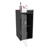 BAR BAJO THEBA 1 PUERTA VIDRIO 81,3X38,1X37,6 CM WENGUE