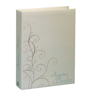 &Aacute;lbum para Fotos Cart&oacute;n Vgo Estampado Nuestra Boda 100 Fotos Mod3