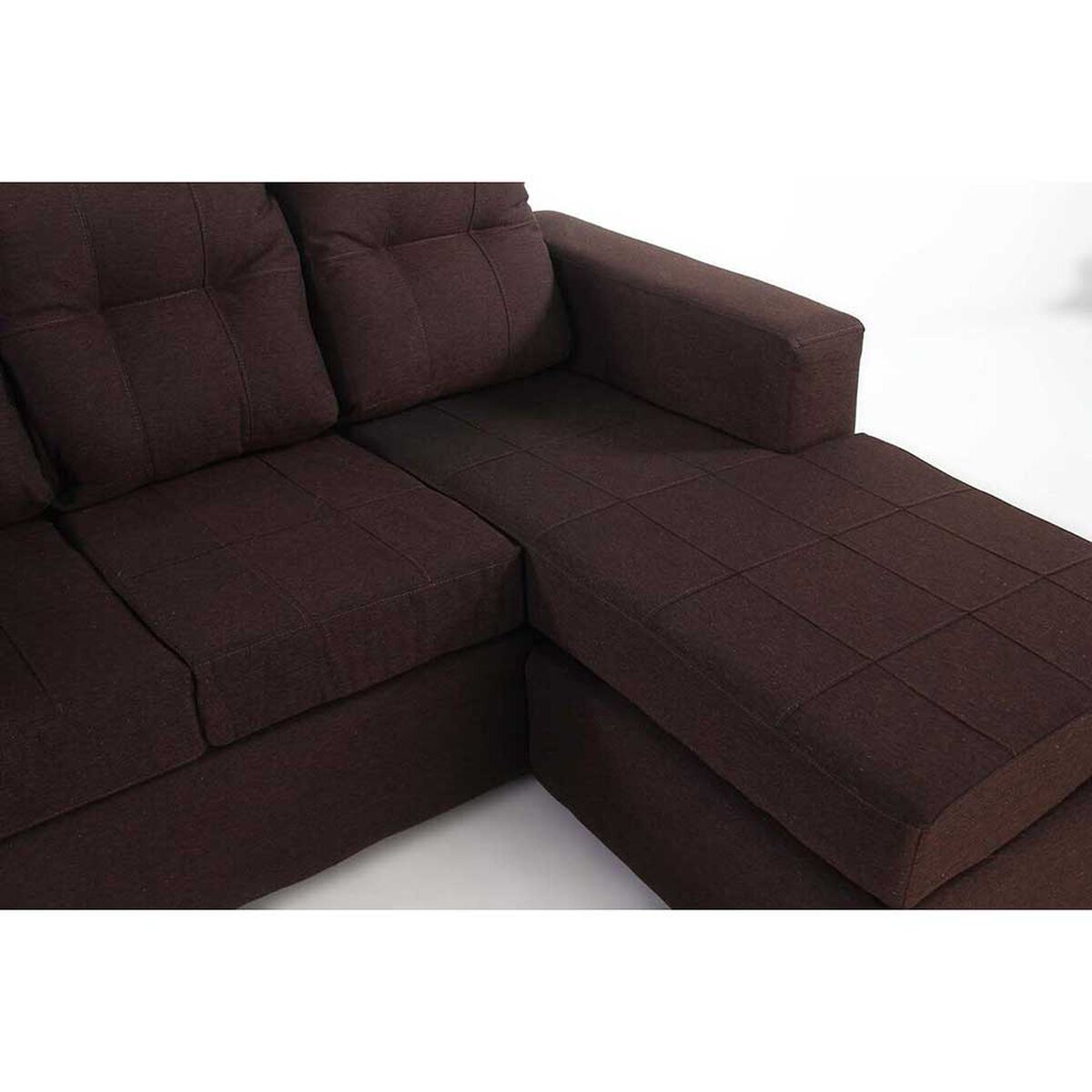 Sofá Modular Kea Rodas 3 Cuerpos Chocolate