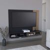 Panel TV TuHome Funes Hasta 59" Wengue