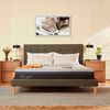 Cama Europea CIC King Hybrid Plus Infinity + Respaldo + 2 Veladores