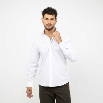 Camisa Slim Manga Larga Hombre Zibel