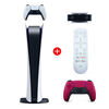 Combo Consola Sony PlayStation 5 Digital + Control Inalámbrico PS5 DualSense Rojo + Control Multimedia PS5 Media Remote + Cámara HD PS5