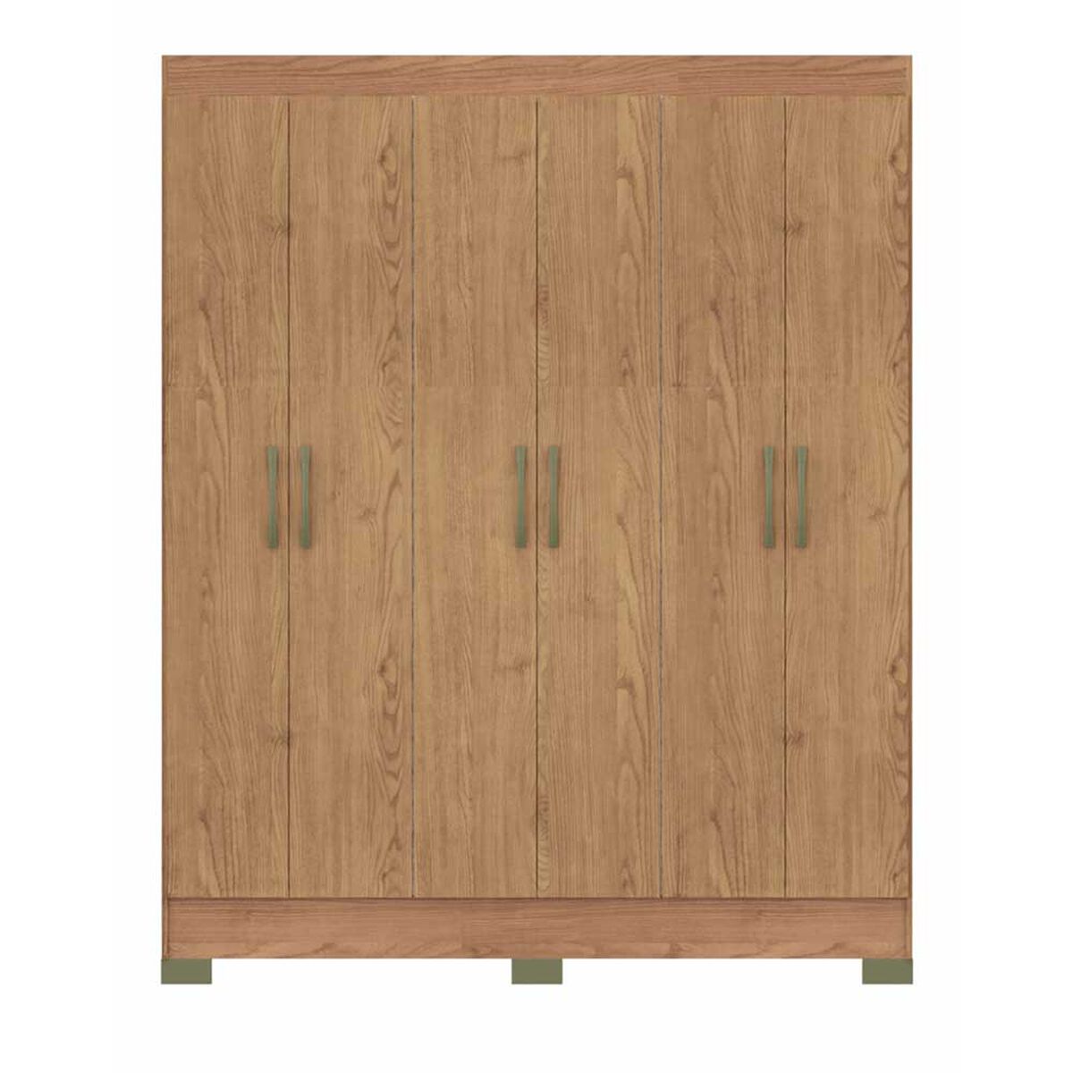 Clóset Vekkahome Roma 6 Puertas 1 Cajón Café