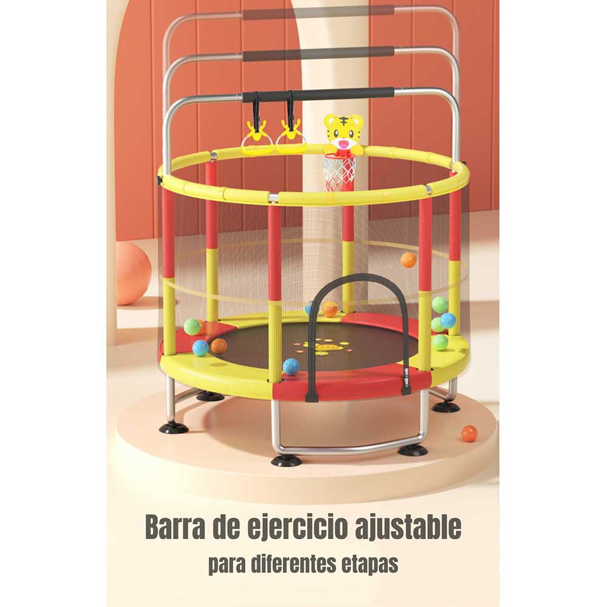 Cama Elástica Lubabycas Air 150 cm más Juegos