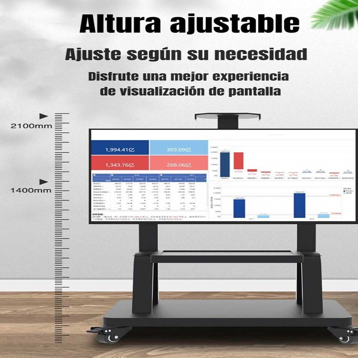 Soporte TV Pedestal LuBabycas 32" a 75"