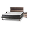 Cama Europea CIC King New Ortopedic + Respaldo Ares + 2 Veladores