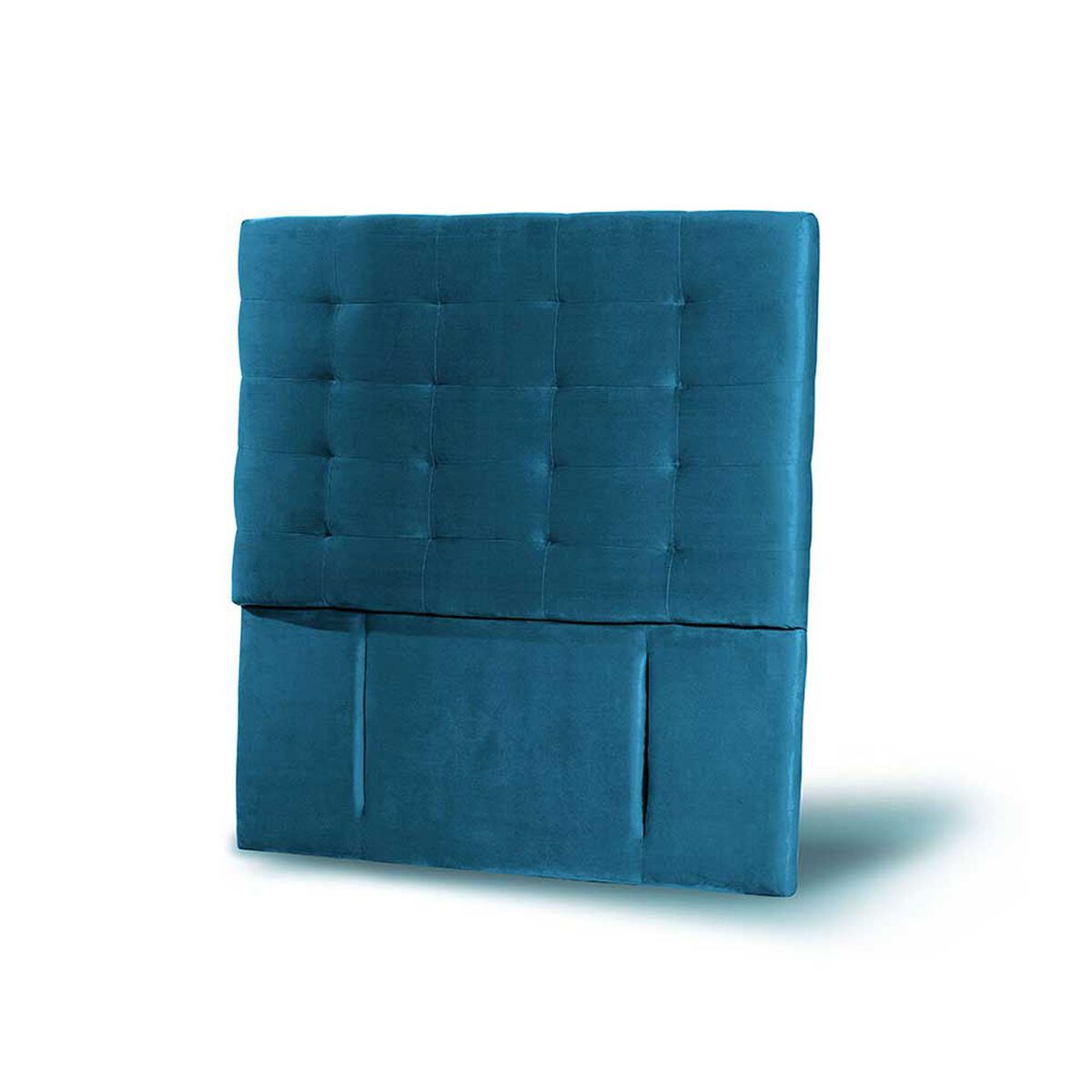 Respaldo Latam Home 1 Plaza Napoles Tela Velvet Azul